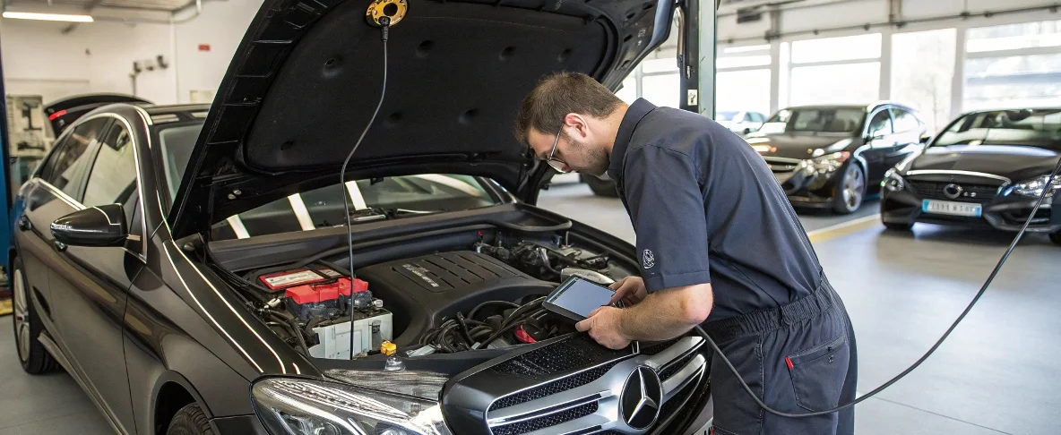 Диагностика электрики Mercedes