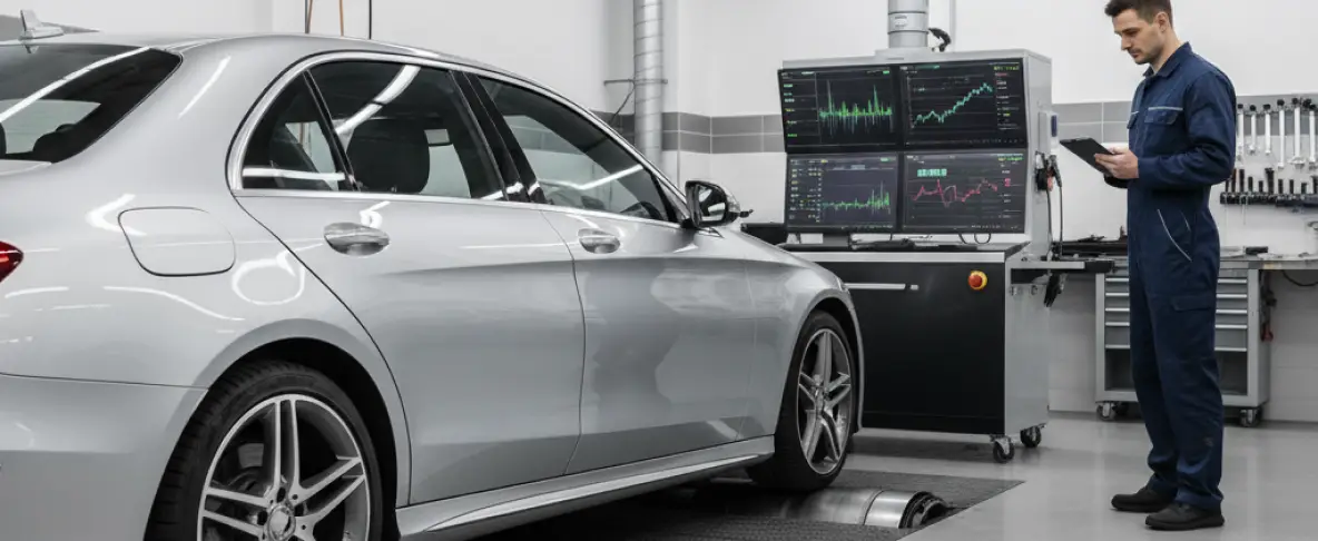 Диагностика тормозной системы Mercedes